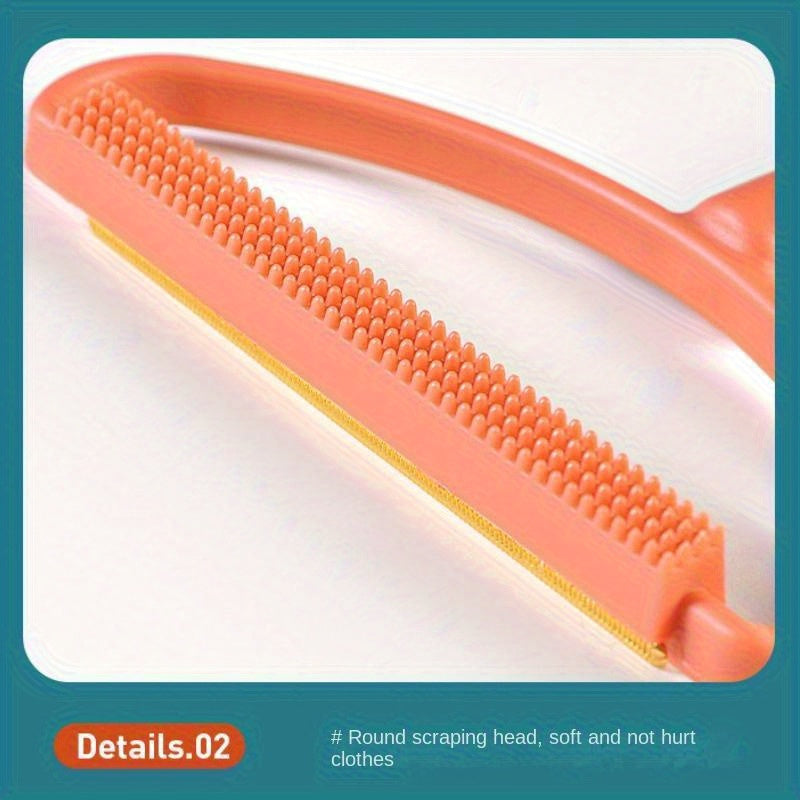 Dual-Purpose Hair Scraper And Lint Remover, Pet Hair Cleaning Brush for Interior Decoration, Double-Sided Fabric Shaver with Ergonomic Handle RV Cleaners, RV Cleaning Tool