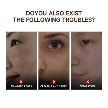Invisible Pore Primer Cream - Matte, Waterproof & Sweatproof Foundation Stick for Long-Lasting Makeup Application, Fair Skin Tone, Makeup Primer|Matte Finish|Waterproof Foundation