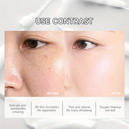 Invisible Pore Primer Cream - Matte, Waterproof & Sweatproof Foundation Stick for Long-Lasting Makeup Application, Fair Skin Tone, Makeup Primer|Matte Finish|Waterproof Foundation