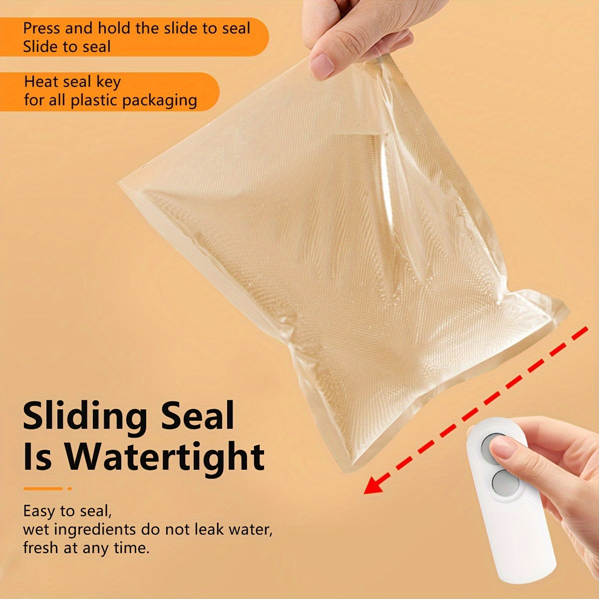USB Rechargeable 2-in-1 Mini Heat Sealer & Snack Bag Machine