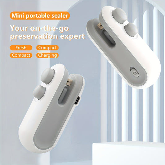 USB Rechargeable 2-in-1 Mini Heat Sealer & Snack Bag Machine