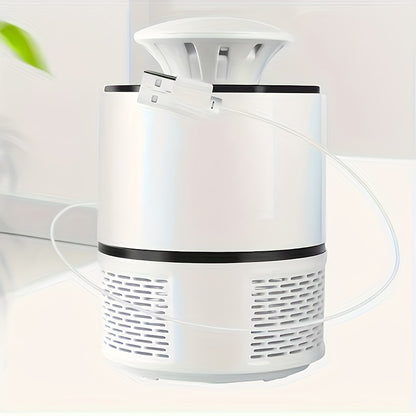 1pc USB-Powered Silent Mosquito Repellent Lamp – Automatic Indoor/Outdoor Insect Zapper with Blue Flame Effect, Ideal for Bedrooms, Living Rooms & Gardens, Essential Summer Home Appliance, Mosquito Zapper, Sleek Device Desi