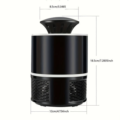 1pc USB-Powered Silent Mosquito Repellent Lamp – Automatic Indoor/Outdoor Insect Zapper with Blue Flame Effect, Ideal for Bedrooms, Living Rooms & Gardens, Essential Summer Home Appliance, Mosquito Zapper, Sleek Device Desi