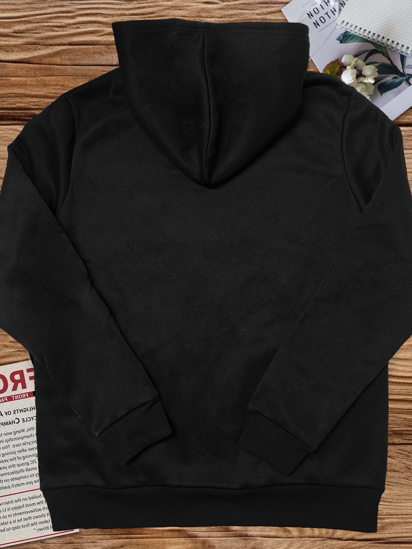 Men's ILLYRIAN TRAINING CAMP Hoodie - Cozy Fleece Sweatshirt with Mountain & Stars Print, Green Casual Pullover for Fall/Winter, Loose Fit, Machine Washable