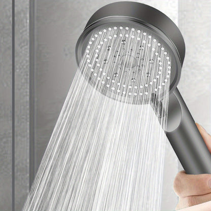 1pc Adjustable Shower Head with 5 Spray Modes (Rain, Massage, Spray), High-Pressure Durable Plastic Hanging Showerhead, 7.62 cm Oval Bathroom Shower Accessory for Modern Bathrooms, Shower Accessories, Sleek Design, Multimode
