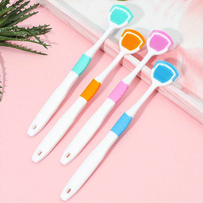 1Pc Tongue Cleaner Scraper - Unscented Oral Hygiene Tool for Fresh Breath and Improved Taste