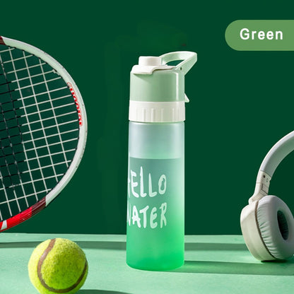Large Capacity Spray Fog Water Bottle for Male and Female Sports, Food Grade, Students' Cooling Portable Canteen Spray Cup