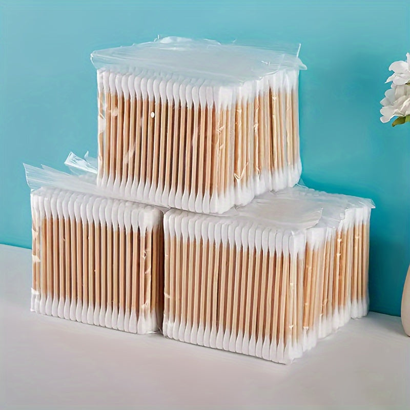 1000/500/100pcs Double-Ended Cotton Swabs