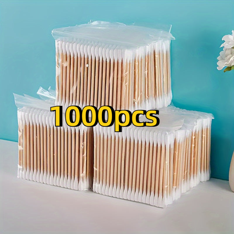 1000/500/100pcs Double-Ended Cotton Swabs