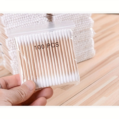 1000/500/100pcs Double-Ended Cotton Swabs