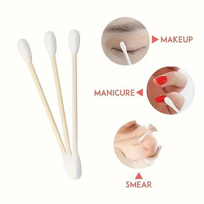 1000/500/100pcs Double-Ended Cotton Swabs