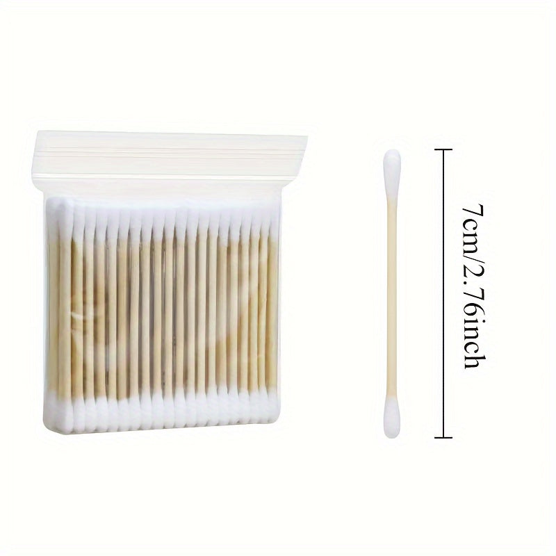 1000/500/100pcs Double-Ended Cotton Swabs