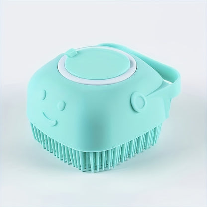 Silicone Pet Grooming Brush with Massage Balls