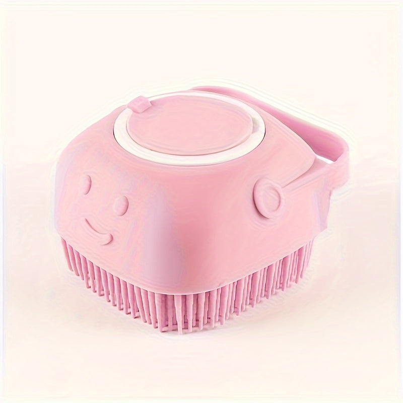 Silicone Pet Grooming Brush with Massage Balls