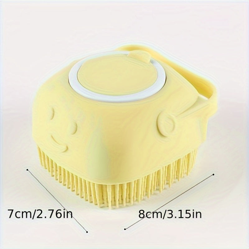 Silicone Pet Grooming Brush with Massage Balls