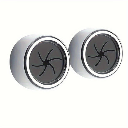2pcs Round Self-Adhesive Towel Holders - Wall & Cabinet Door Mount, No-Drill Kitchen & Bathroom Towel Racks, for Spring