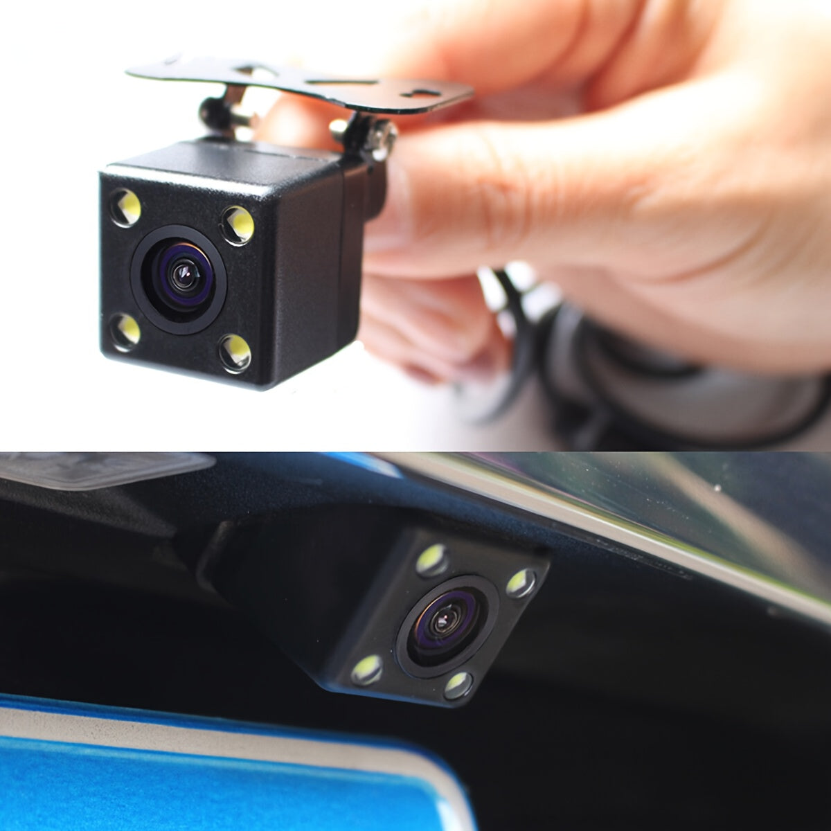 Car Rearview Reversing Camera 4.3-Inch Display LCD Monitor, Car Safety Parking Assistance Products, Reversing Camera to Help You Quickly And Safely Back Up, for Pickup Trucks, Rvs, Cars, Campers, Easy to Install, a Must for N