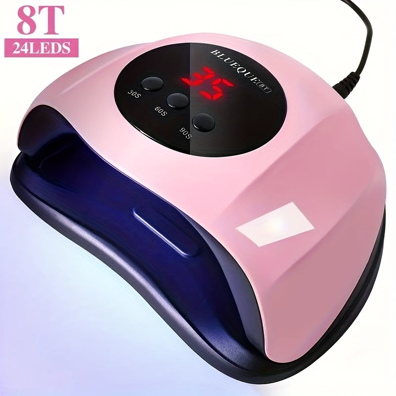 AuroraMuse Professional LED Nail Lamp with Smart Sensor Auto Shut-Off - Fast Gel Polish Dryer, USB-Powered Nail Lamp with Digital Timer, for Salon & Home Use, No Batteries Needed - Ideal for /LED Gel Polishes, Lamp for Gel Na