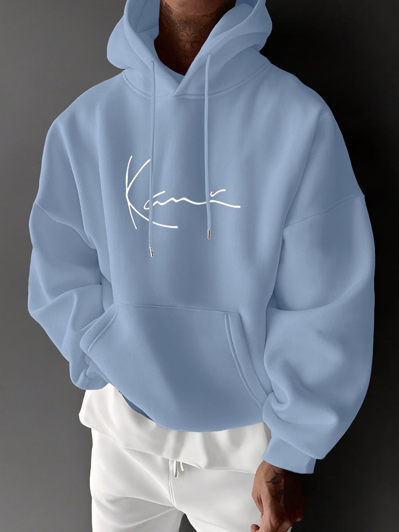 Men's & Women's Hoodie - Royal Blue Sweatshirt with Drawstring Hood, Front Kangaroo Pocket - All-Season Casual Pullover for Everyday & Formal Outfits - Machine Washable Hooded Sweatshirt, Sweater Hoodie, Versatile Outfit Piec