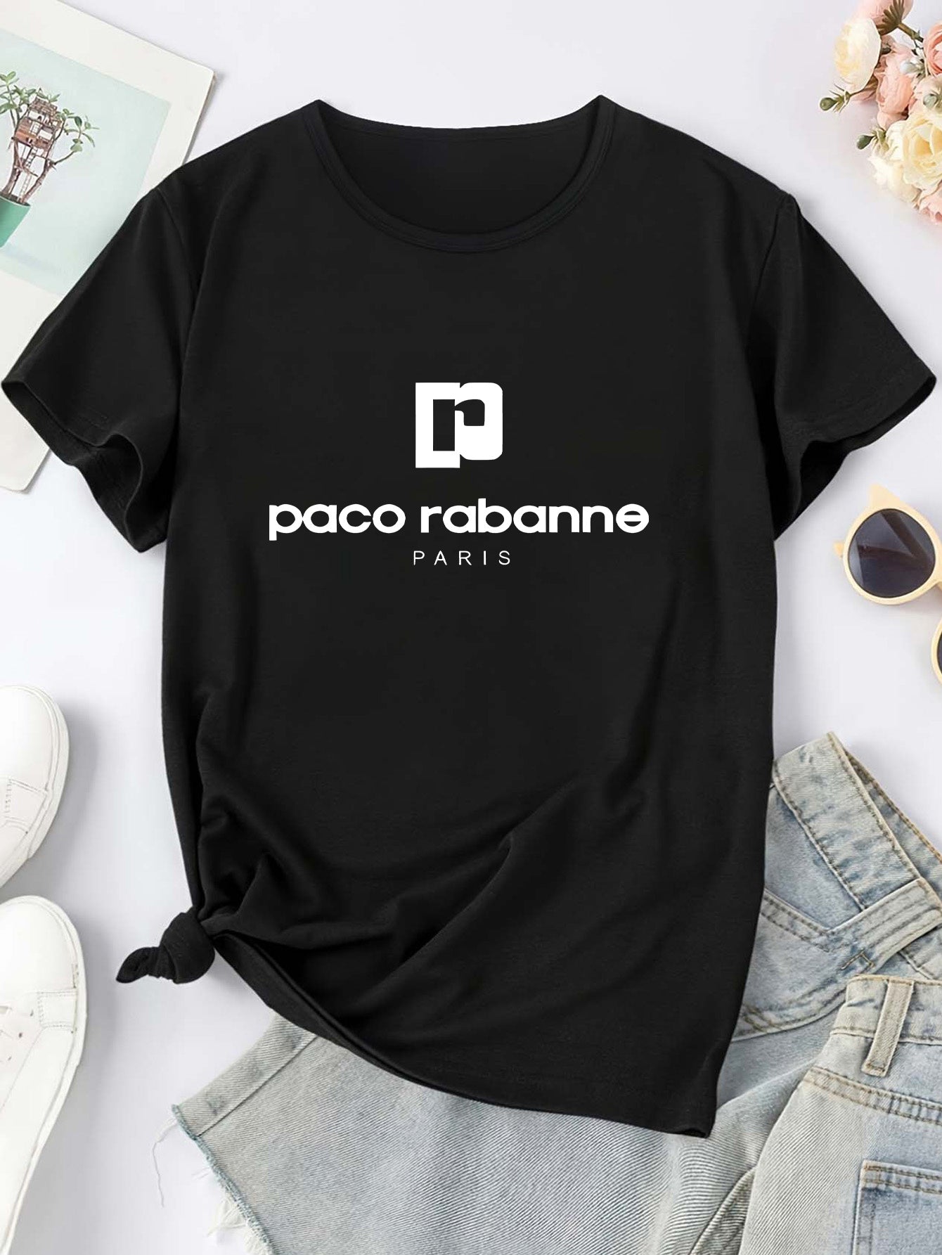 Women'S Soft Pink T-Shirt - Minimalist Elegant Y2K Retro Graphic Tee with Bold Lettering - Everyday Casual & Formal Outfits - Sizes S-XXL - Non-See-Through Fabric - Women'S Fashion Top, Ladies T Shirts, Versatile Clothing, Me