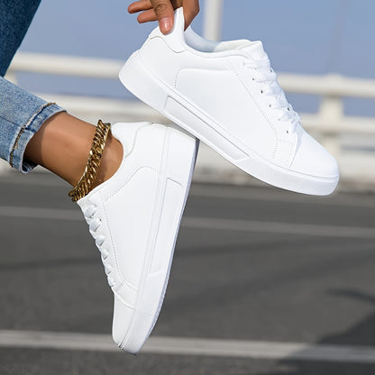 Women'S Fashion Shoes, Casual Sports Sneakers for Girls, Non-Slip Lace-Up Shoes for Female Students, Versatile And Stylish Low-Top Casual Sneakers, Age-Reducing And Durable Women'S Footwear, Lightweight Round-Toe Design.