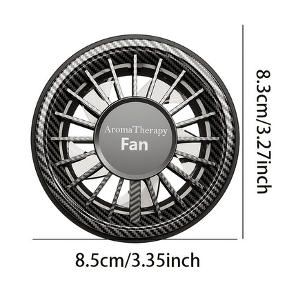 Cross border car fragrance air outlet fan colorful atmosphere light car pickup light car perfume colorful rhythm fan light