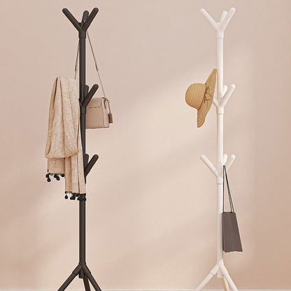 1pc Minimalist 9-Branch Coat Rack – Perfect for Hanging Clothes, Jackets, Trench Coats, Caps, Bags & Accessories with Ease. Black and White Design Complements Any Decor Style to Keep Your Space Neatly Organized