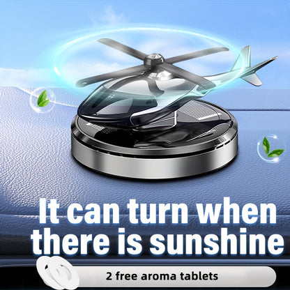 AAZRZRZ Car Air Freshener Diffuser with 2 Scent Pads - Stylish Helicopter & Car Interior Decor, Non-Toxic Paper-Based Fragrance for Enhanced Air Quality