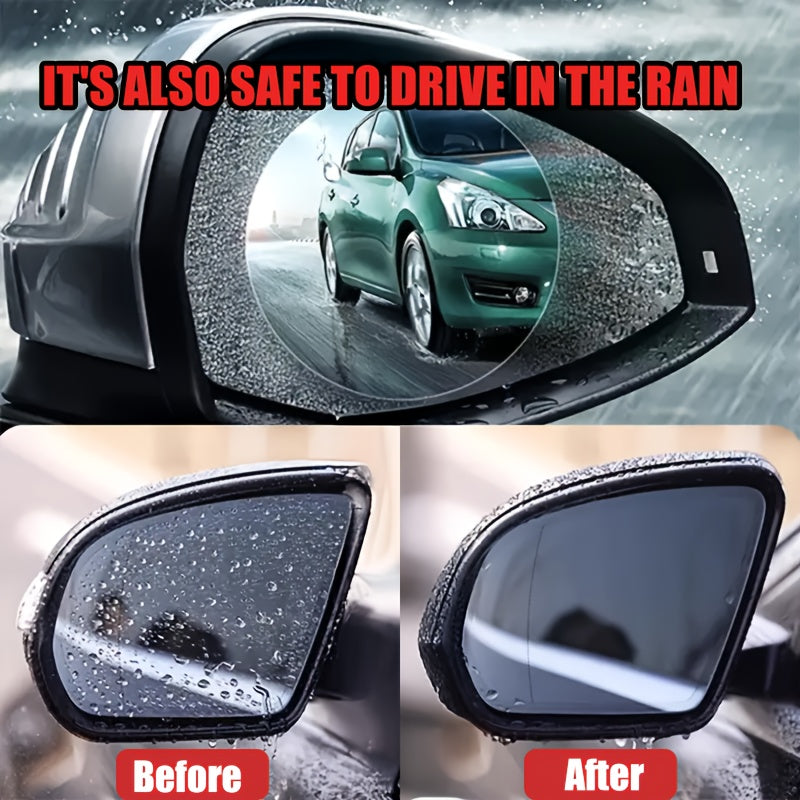 Car Glass Waterproof Spray Anti-Rain Coating Hydrophobic Rainproof Windshield Mirror Water Repellent Wax Kit, Hydrophobic Coating Fog and Rain Protection Suitable for Car Windows Wiper Blades and Bathroom Glass