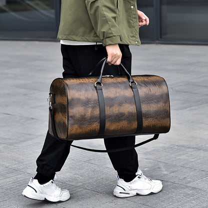 Men'S Portable Sports Gym Bag with a Wet And Dry Separation Pocket, Made of, Suitable for Short Trips, Business Travel, And Vacations for Both Men And Women.