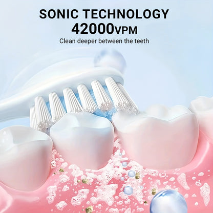 All-in-one care solution - Deep cleaning gum care, ultra-long battery life, travel case set high-end oral care artifact.