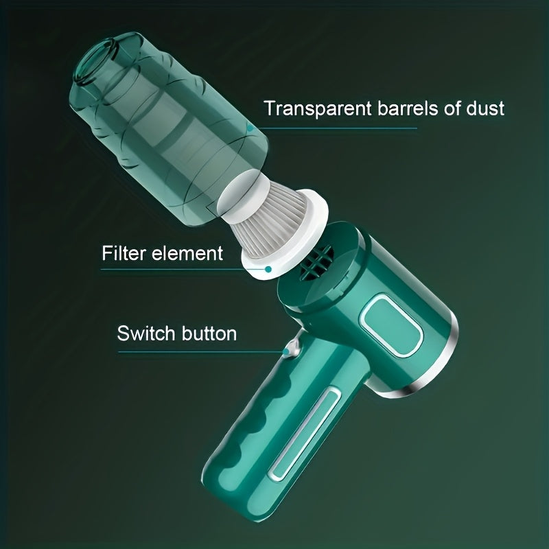 High-Power Vacuum Cleaner, Cordless Handheld Design for Carpets, Sofas