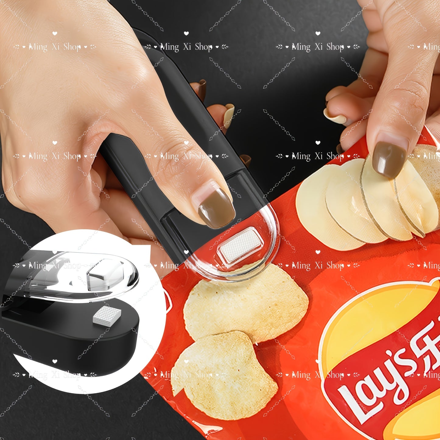 Portable 2-in-1 Heat Vacuum Sealer & Cutter Machine