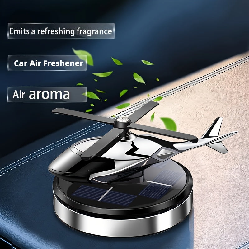 AAZRZRZ Car Air Freshener Diffuser with 2 Scent Pads - Stylish Helicopter & Car Interior Decor, Non-Toxic Paper-Based Fragrance for Enhanced Air Quality