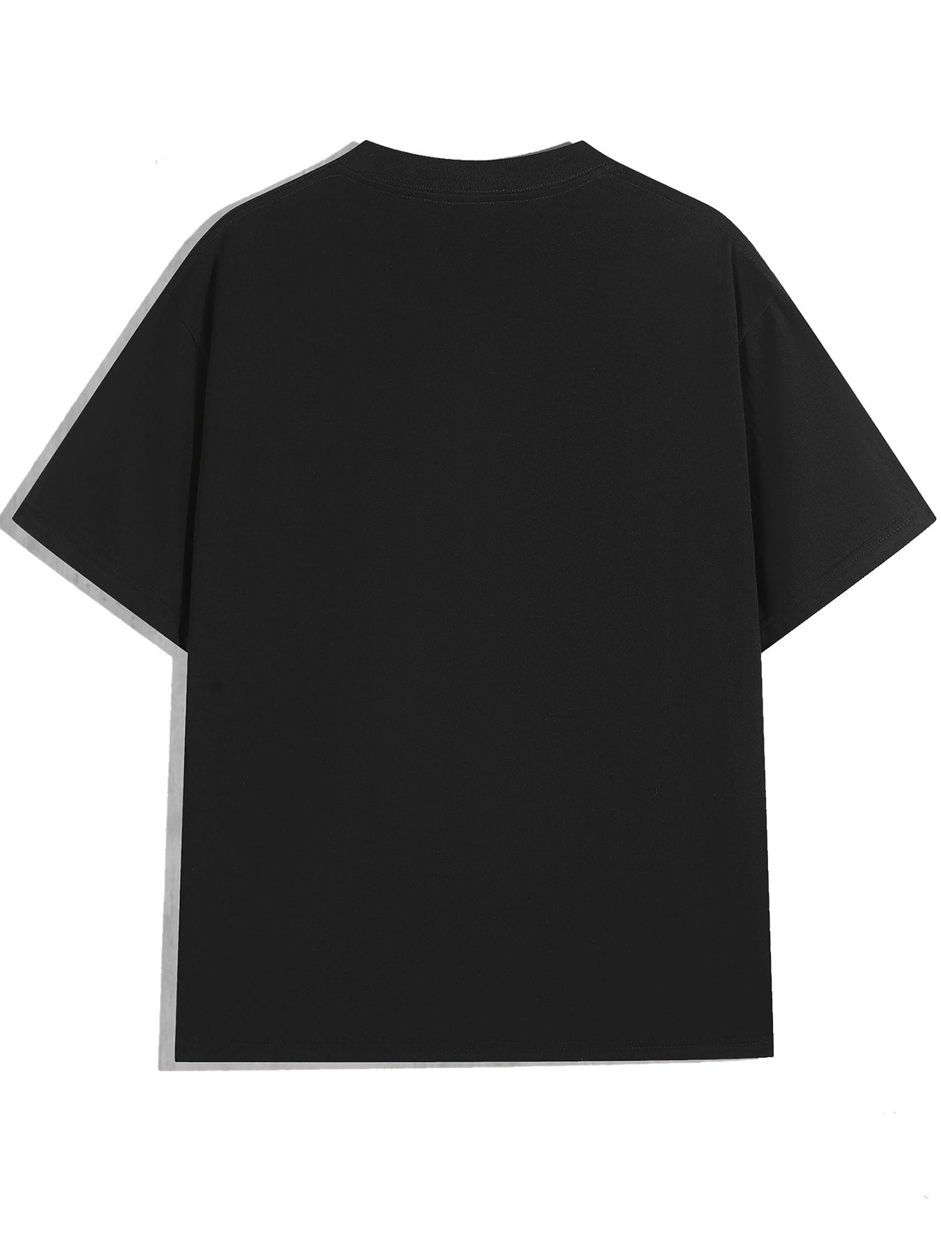Men's Loose Fit Heavyweight Cotton T-Shirt - Thick Streetwear Tee for Everyday Casual Wear, All-Season Comfort Fit, Machine Washable Crewneck Shirt - Available in Dark Green & More Colors, Summer Wardrobe Essential, Urban Fas