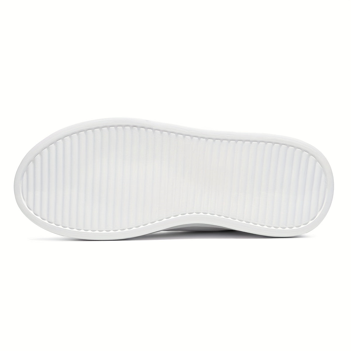Men'S Classic Solid Color Thick Sole White Shoes, Casual Skateboard Sneakers, Korean Style Versatile Fashion Trend, Lightweight Comfortable Durable Casual Sports Shoes