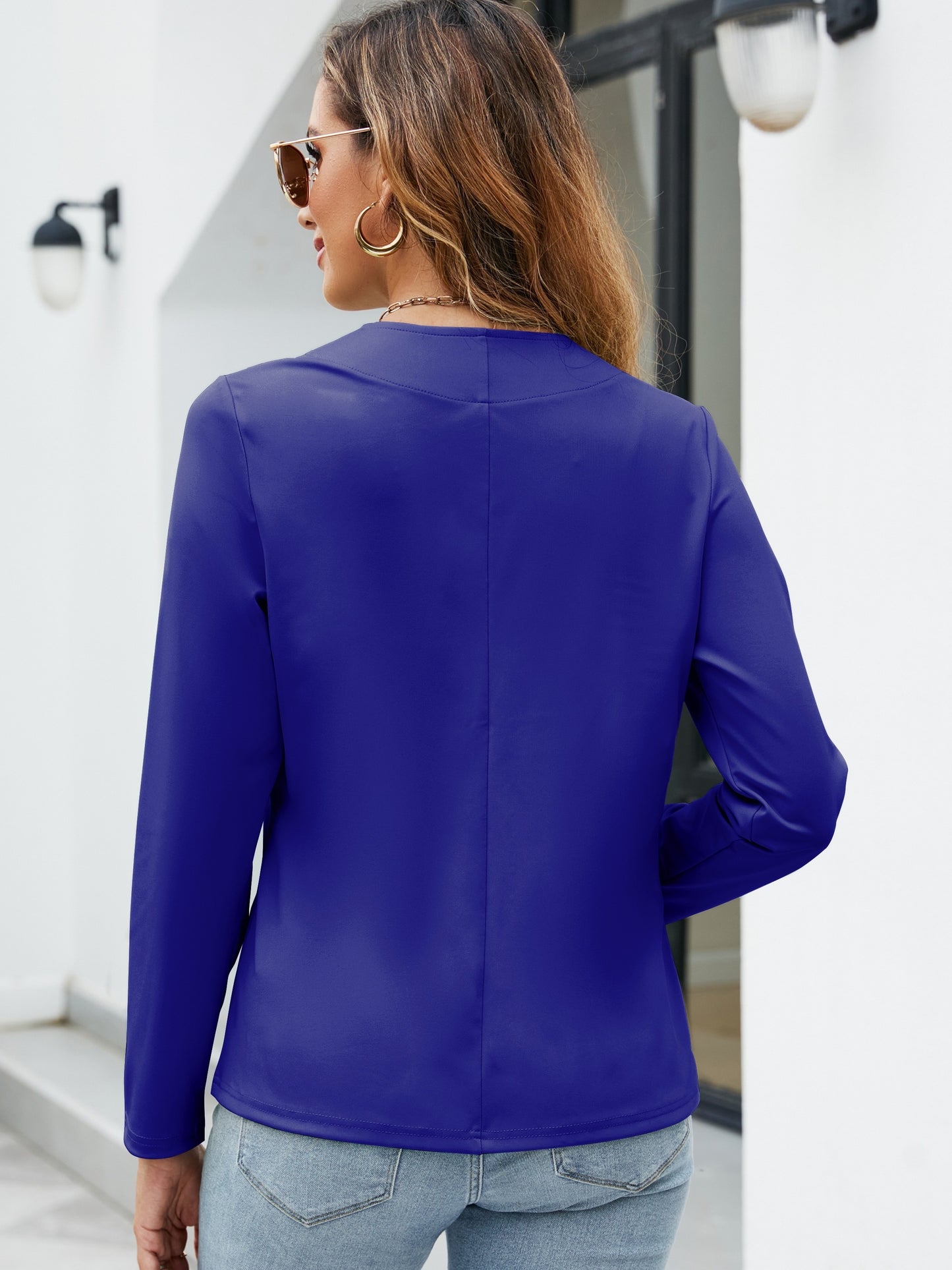 Solid Color Casual Cardigan from Europe And America
