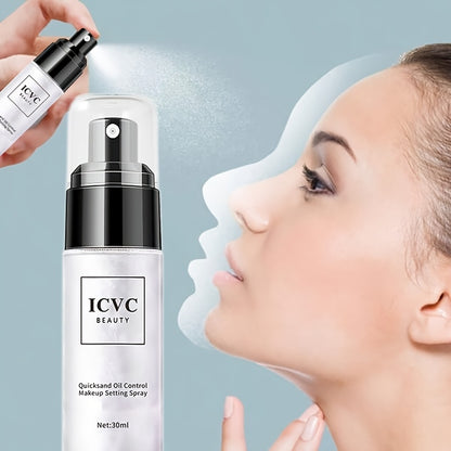 Professional Makeup Setting Spray, Oil-Control, Long-Lasting, Natural Finish, Matte, Refreshing, Quick-Drying Suitable for Setting