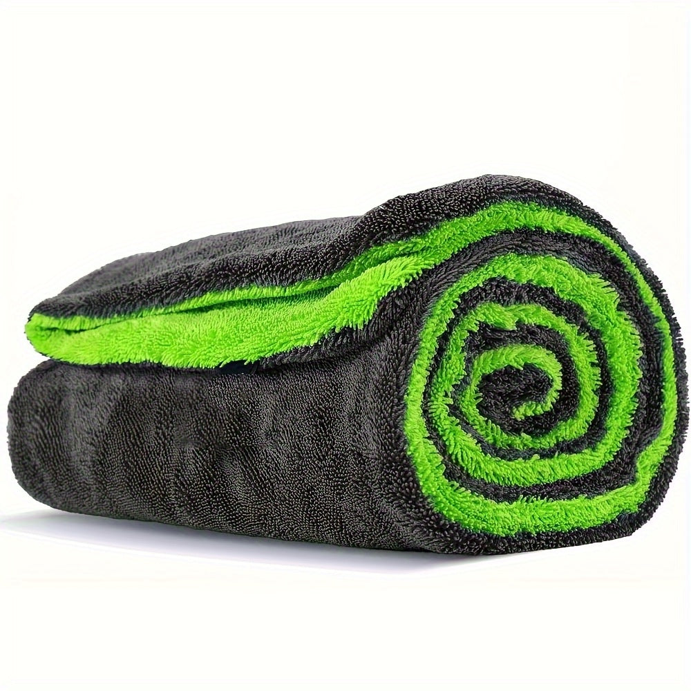 Full-Size SUV Truck Drying Towel - 121.92cm x 60.96cm Dual-Sided Microfiber, High Absorbency & Scratch-Resistant, Machine Washable for Car Cleaning & Drying, Vehicle Wash Accessories, High Absorbency Fabric