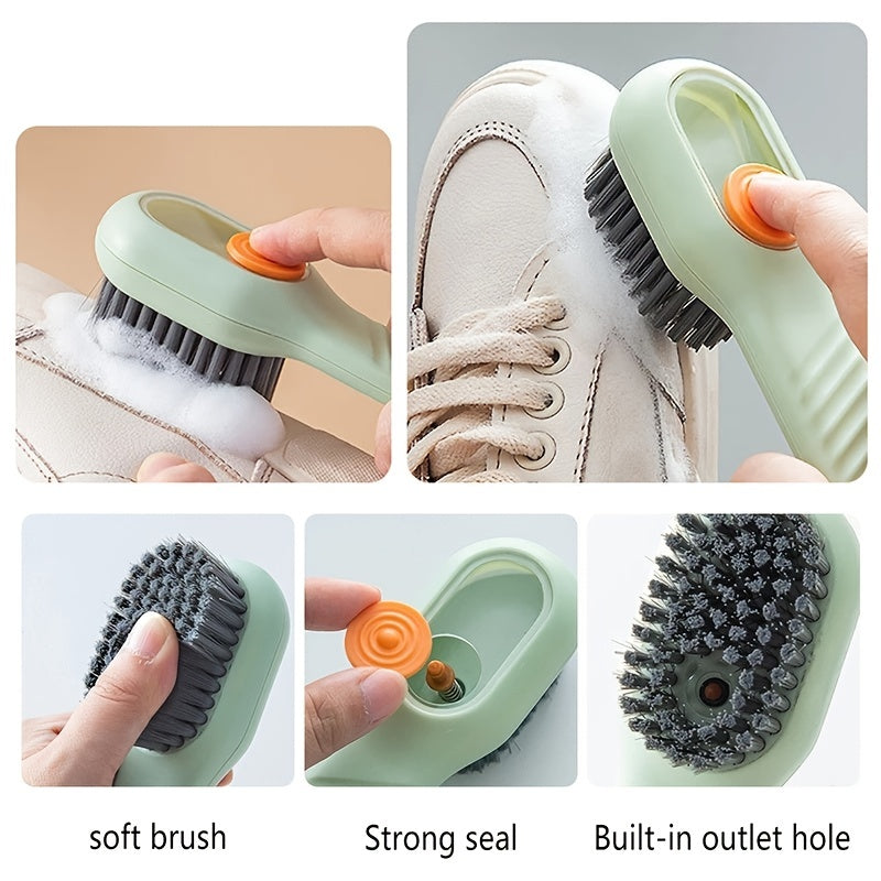 1pc Shoe Brush, Multi-functional Plus Fluid Shoe Brush, Household Soft Hair Laundry Brush, Special Non-destructive Shoe Brush For Washing Shoes, Shoe Brush Cleaning Brush, For Hotel/Commercial