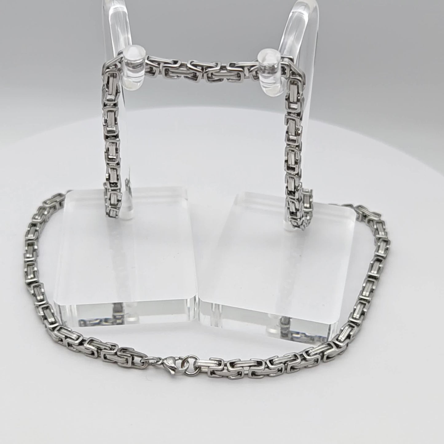 Men'S Cuban Chain Necklace - Heavy-Duty 304 304 Stainless Steel Jewelry, Interlocking Link Design for Everyday & Formal Wear - Birthday/Anniversary/Father'S Day Gift for Him - Durable Hip-Hop Necklace for Men, Hip Hop Necklac