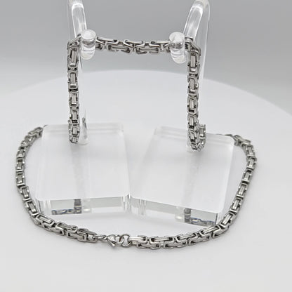 Men'S Cuban Chain Necklace - Heavy-Duty 304 304 Stainless Steel Jewelry, Interlocking Link Design for Everyday & Formal Wear - Birthday/Anniversary/Father'S Day Gift for Him - Durable Hip-Hop Necklace for Men, Hip Hop Necklac