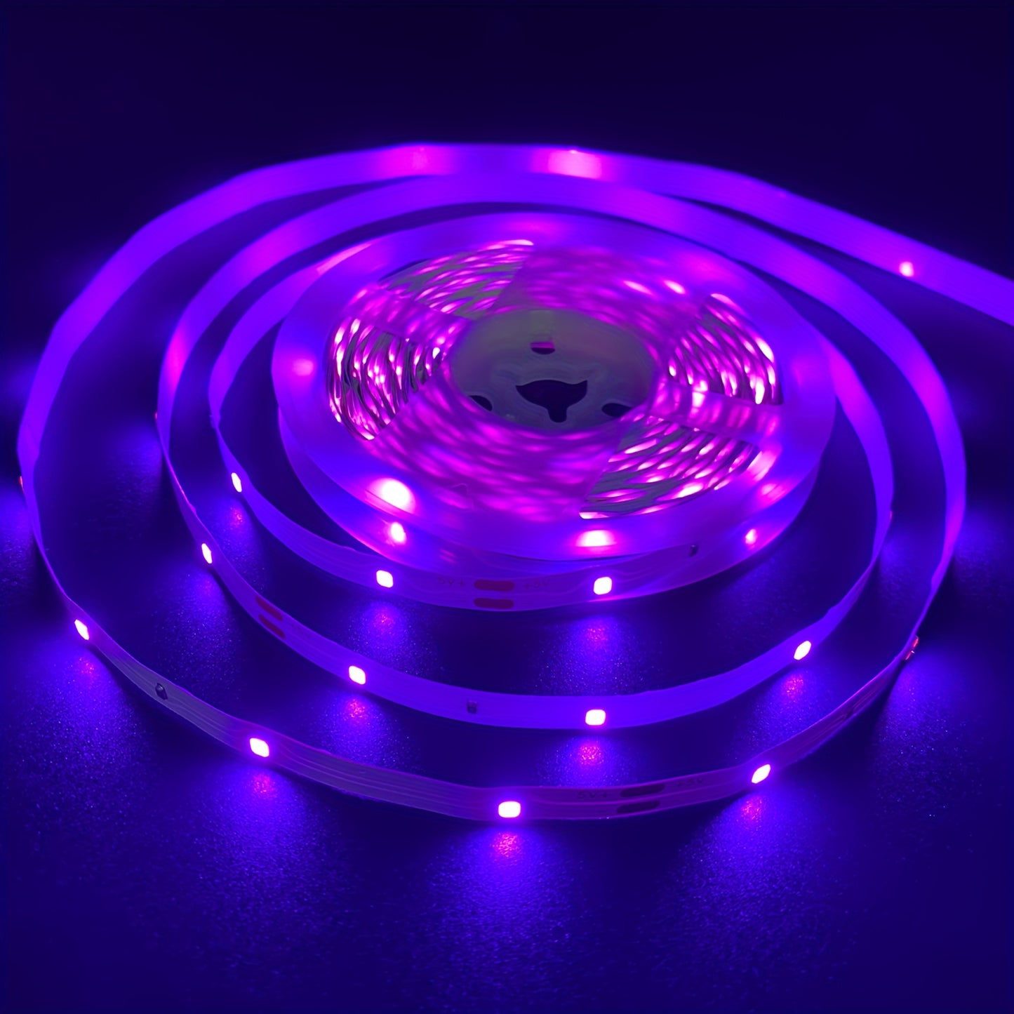 HBOWMDJIA USB-Powered Flexible LED Strip Light, Push Button Control