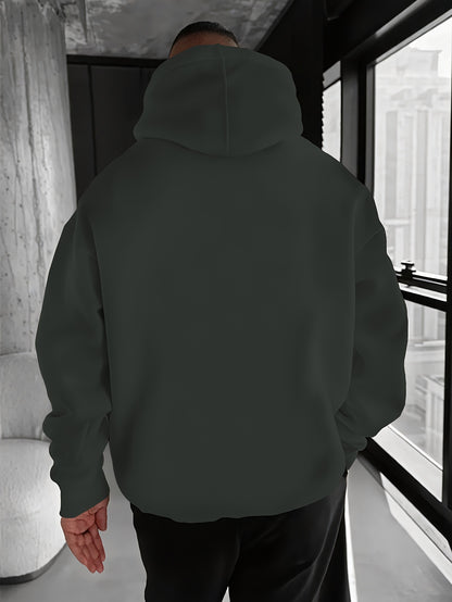 Men's & Women's Hoodie - Royal Blue Sweatshirt with Drawstring Hood, Front Kangaroo Pocket - All-Season Casual Pullover for Everyday & Formal Outfits - Machine Washable Hooded Sweatshirt, Sweater Hoodie, Versatile Outfit Piec