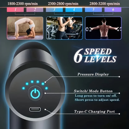 High Torque Portable Deep Tissue Massage Gun