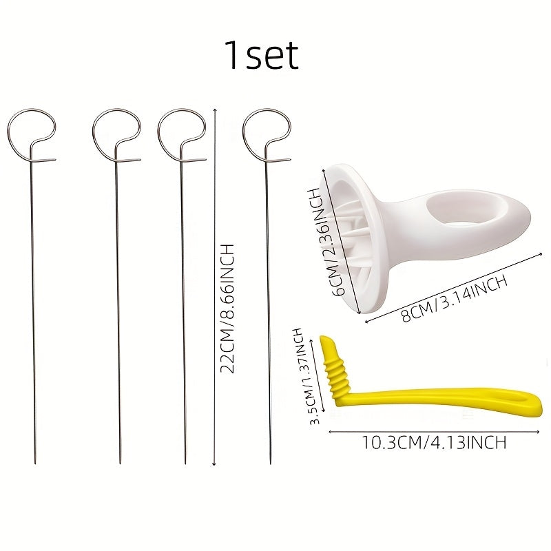 1 set of manual vegetable spiralizer, grater, peeler, slicer, potato spiral cutter, tornado potato chip maker, and fancy French fry tool