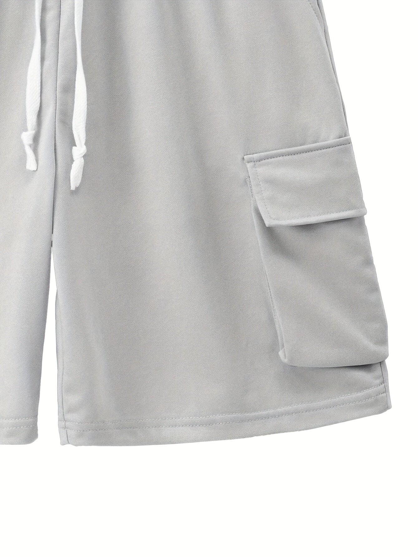 Summer Heavyweight FOG Color Earth Tone Short Sleeve Shorts Streetwear Loose Fashion Set