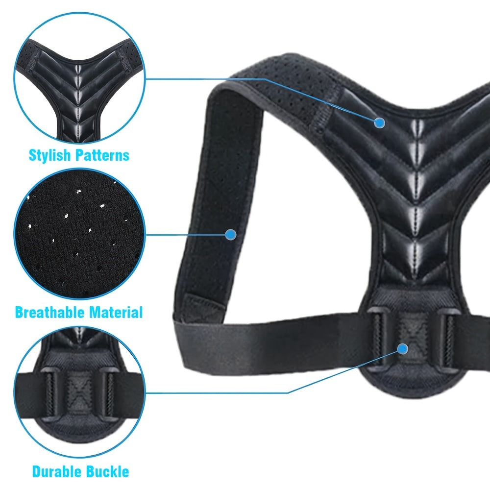 Universal Back Support Brace for Improved Posture