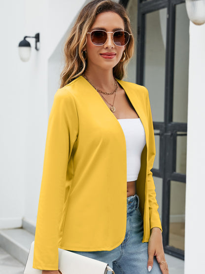 Solid Color Casual Cardigan from Europe And America