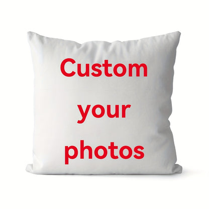 Customized personalized photo-printed pillowcases, single-sided printed pillowcases, brother pillowcases, suitable for bedroom and living room custom pillows, gifts, pillows, family personalized photo mats, homemade photo pil